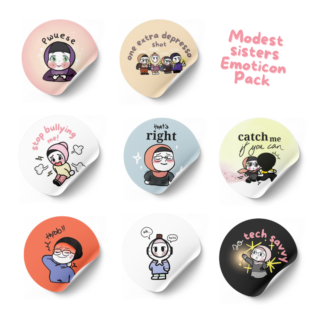 Modest Sisters Stickers - Coming Soon